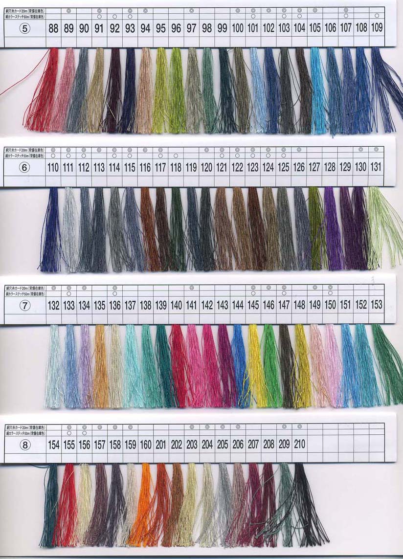 タイヤー印 絹ミシン刺繍糸 100番 18.5g TIRE フジックス fjx 手芸の山
