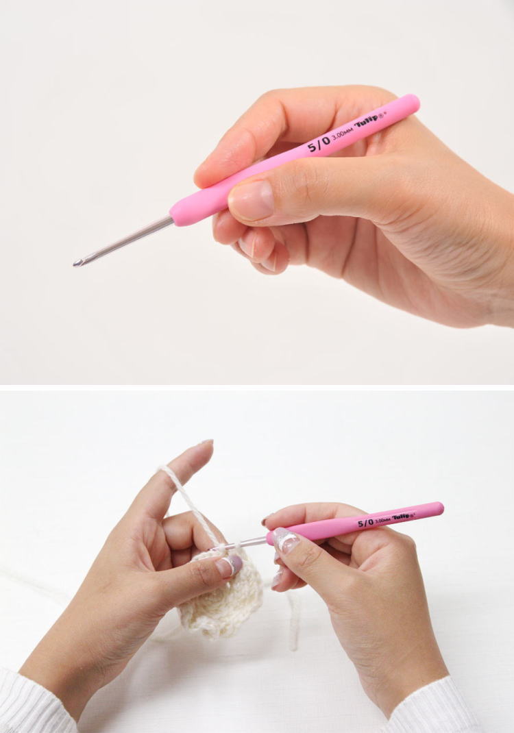 かぎ針 セット ETIMO Rose エティモ ロゼ かぎ針 セット グリップ付